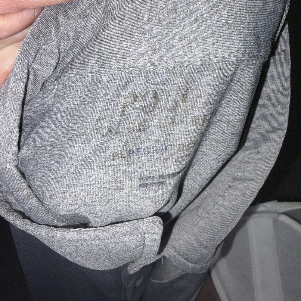 Polo Ralph Lauren Polo Large Dark Gray Performance Golf Stretch Wicking Pony